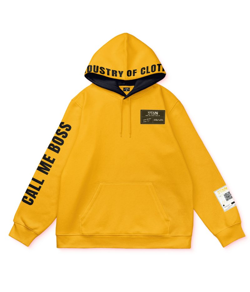 hoodie jaune vif