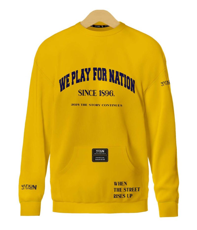 Sweat-shirt yellow