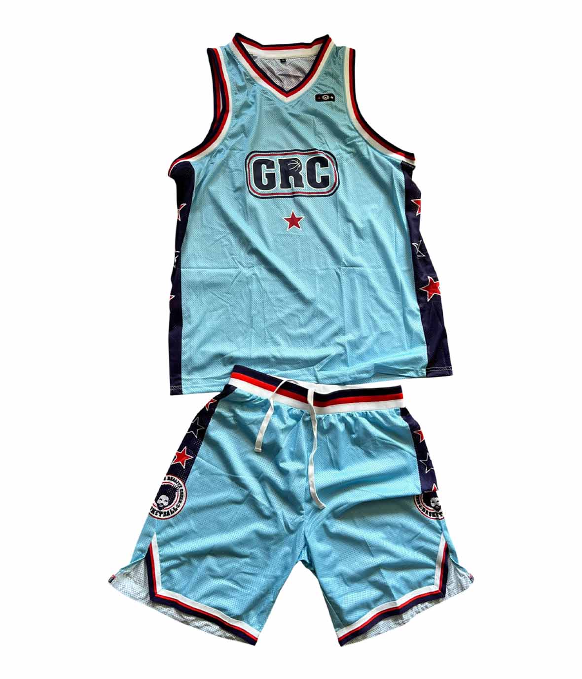 ensemble jersey bleu ciel