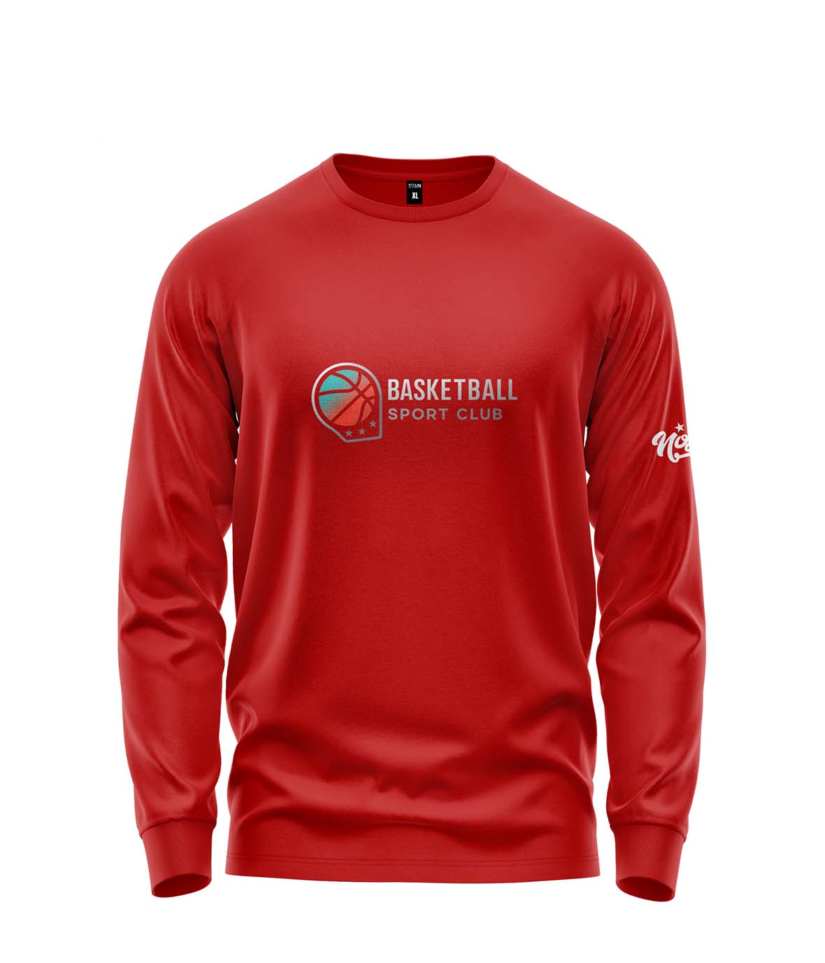 T-shirt longue manche rouge