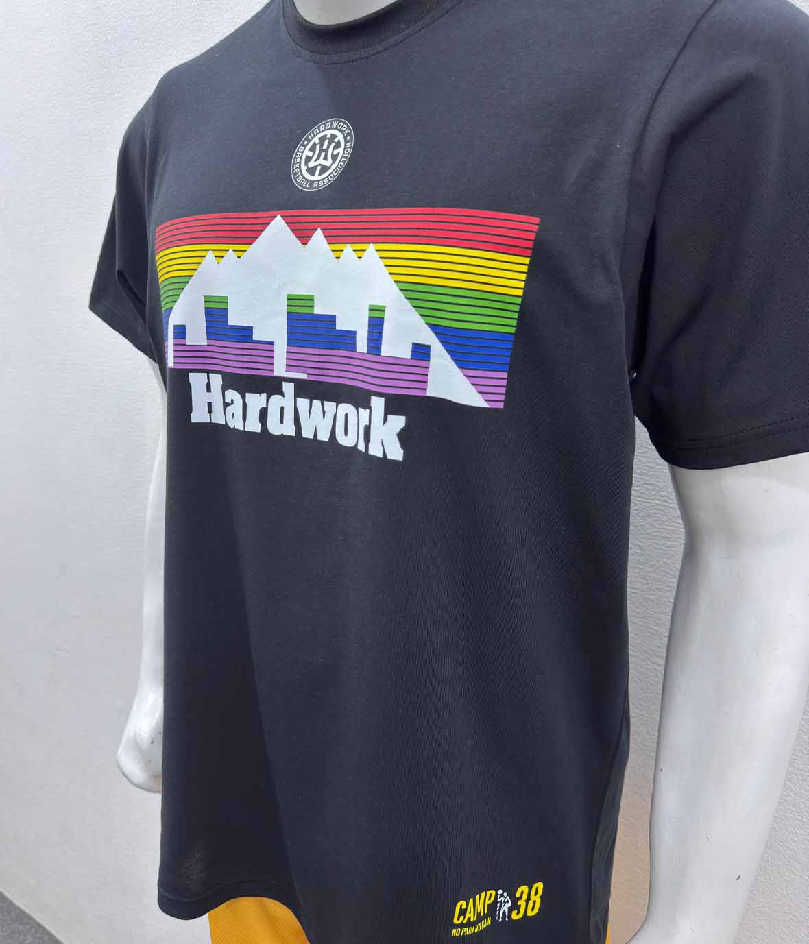 t-shirt noir full coton DTF